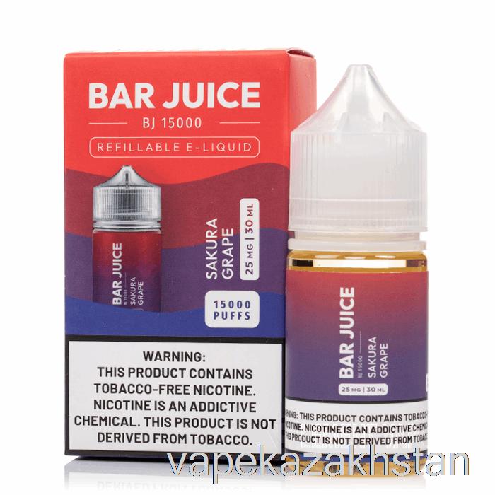 Vape Smoke Sakura Grape - Bar Juice - 30mL 25mg